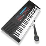 49 Keys Musical Electronic Keyboard - Black