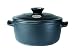 Emile Henry Flame Top 2-1/2-Quart Round Oven, Black