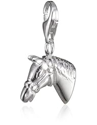 VINANI brand Germany 925 Sterling Silver Charm Pendant Horse Head shiny HPFK
