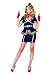 Leg Avenue Women's 3 Piece Friendly Skies Flight Attendant