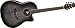 Ovation Celebrity CC28 Super Shallow Cutaway Acoustic-Electric Guitar, Transparent Black Flame