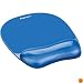 Fellowes 91141 Gel Crystal Mousepad/Wrist Rest (Blue)
