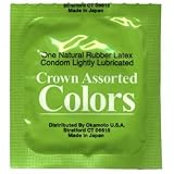 Crown Assorted Colors Condoms 48 Pack