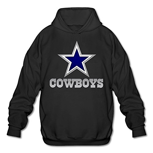 Duola Custom Dallas Cowboy Men's Hooded Sweatshirt Black