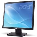 Acer V173Ab - LCD display - TFT - 17" - 1280 x 1024 - 300 cd/m2 - 7000:1 (dynamic) - 5 ms - 0.264 mm - VGA - black