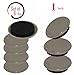 Beige Reusable Furniture Sliders/Movers - Unmatched Surface Protection - Great Fit-Fuzz Free- Refreshingly Quiet -Heavy Duty( 8 Pack) -1'' Round Super Sliders