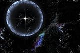 Neutron Star SGR 1806-20 Producing a Gamma Ray Flare , 144x96