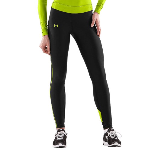 Women's UA ColdGear® Colorblock Compression Leggings Bottoms by Under Armour