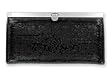 BLACK Portofino SEQUINS Metropolitan Hard Clutch Wallet