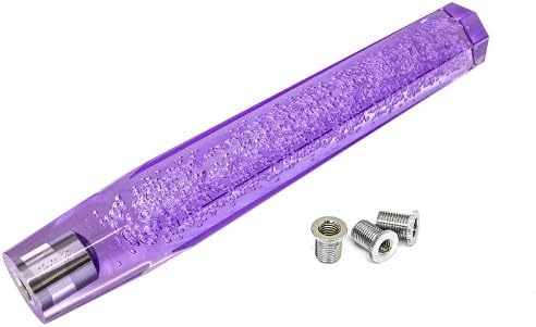 Universal JDM VIP 300mm Transparent Purple Diamond Bubble Shift Knob