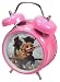 Zeon Wacky Waker Pig Twin Bell Alarm Clock with Actual Pig Oinking. Stylish Pink Case with Enamel Finish