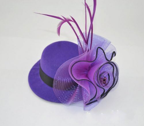 Spikerking Women's Fascinators Flowers Small Hat Hairclip