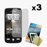 Three LCD Screen Guards / Protectors for HTC Droid Eris