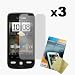 Three LCD Screen Guards / Protectors for HTC Droid Eris