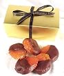 Ultimate's Chocolate Dipped Australian Glace Apricots , 1 Lb Box