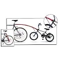 Tandem-Stange Trail-Gator, red, 640020