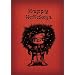 "Happy Holidays/the thought" by Bald Guy Greetings, 8 cards per box (Pack of 2)