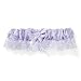 Apparel : Lavender Lace Trim Garters (3 count)