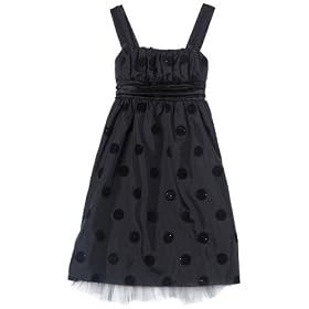 Ruby Rox Girls 7-16 Velvet Dot Dress