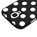 Fosmon Galaxy S4 Case DURA Series Slim-Fit Case Protective Skin Cover for Samsung Galaxy S4 IV / I9500 - Polka Dots (Black)