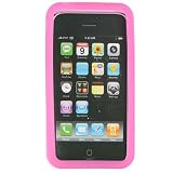 Premium Soft Silicone Gel Skin for Apple iPhone4, 4th Generation, 4th Gen, Hot Pink