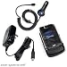 Bargaincell - Motorola Razr Razor V3, V3c, V3m, V3i, V3t, V3e Accessory Bundle Kit - OEM Original Home Travel Wall Plug in Ac Charger Spn5185 + OEM Original Premium Leather Case with Belt Clip Vlv31