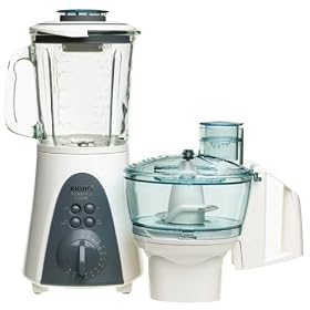 Krups 34411-70 Power XL6 Combi Blender with Food Processor Attachment, White