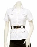 2b Cotton Button Belted Shirt