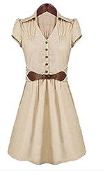 Chiffon Short Sleeves 2013 Wrap  Dress