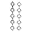 14K White Gold 1 ct. Diamond Fashion Earrings