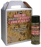 AERVOE INDUSTRIES CAMO PAINT 900 ACU DIGITAL KIT INCLUDES 2 EA #1082 (DESERT SAND), #1083 (URBAN GRAY), #1084 (FOLIAGE), AND DIGITAL STENCILS