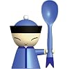 A di Alessi Mr Chin Egg Cup, Blue (ASG82 AZ)