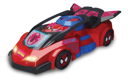 SILVERLIT - Vehicules radiocommandés - R/C SPIDER-TECH RACER IRONMAN&SPIDERMAN