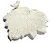 Kitchen & Housewares : Strathwood Lotus-Shaped Ground-Level Birdbath with White and Rust Finish