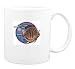 Mug with wild, aquatic, nature, fishes, symphysodon, aequifasciatus, axelrodi, fish, fauna, underwater, submarine
