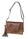La Rue Womens Distressed Studded Handbag from The Devil Wears Prada Motion Picture