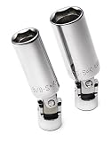 SK 4492 2 Piece 3/8-Inch Drive 5/8-Inch and 9/16-Inch Flex Spark Plug Socket Set