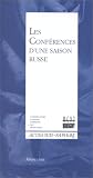 Revue Actes Sud-Papiers  / Apprendre, volume 2 et 3 : les conférences d'une saison russe, théâtre