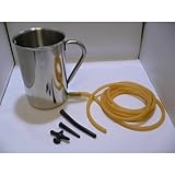 吊り下げ式 腸内洗浄　浣腸 器具　ステンレス製 生ゴム管 ３m 一般医療器具