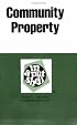Community Property in a Nutshell (Nutshell Series)