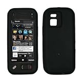 Premium Black Soft Silicone Gel Skin Cover Case for Nokia N97 Mini [Accesso ....