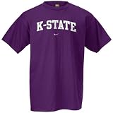 Nike Kansas State Wildcats Purple Youth Classic College T-shirt