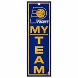 NBA Indiana Pacers 4-by-13 Wood My Team Sign