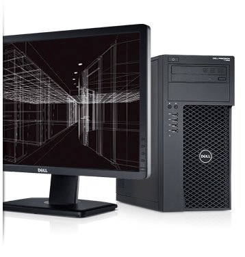 Dell Precisions Workstations T1650 Computer Workstation- Intel Heart i5-3550 (6M, 3.3GHz) w/HD2500 Graphics