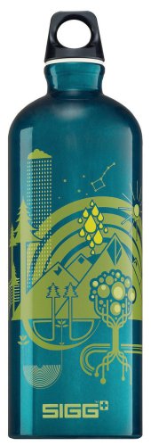 Sigg Lifestyle Loop Top Water Bottle (1.0-Liters, Earth)