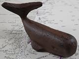 Small Cast Iron Sperm Whale Paperweight