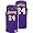 NBA Los Angeles Lakers Kobe Bryant Swingman Jersey (Purple, X-Large)