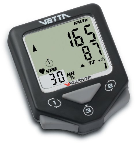 Vetta V100-HR Wireless Speed/Distance Cyclocomputer/Heart Rate Monitor