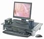 Fellowes Office Suites Large Monitor Riser, Black/Silver