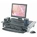 Fellowes Office Suites Large Monitor Riser, Black/Silver